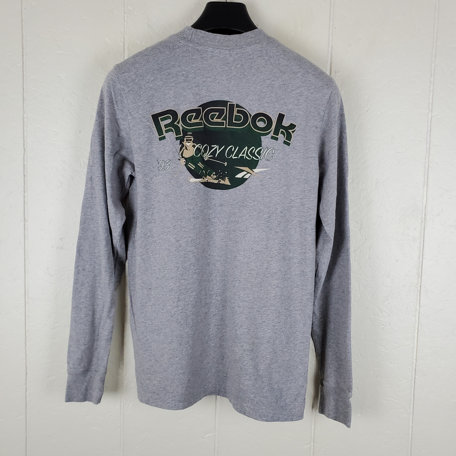 REEBOK everyone CLASSIC BORDER 長袖　グレー　M everyone × REEBOK BORDER LONG SLEEVE TEE SHIRT GRAY XLサイズ