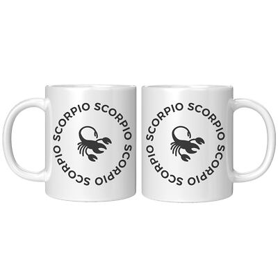 Scorpio White Mug