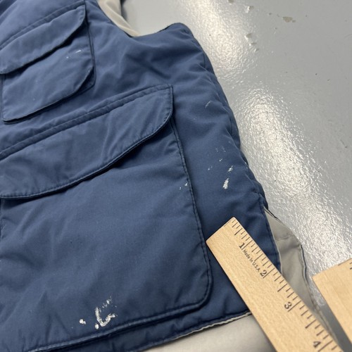 Vintage 90s Fieldmaster Goose Down Puffer Hunting Vest Jacket Zip Mens Size LG