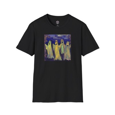 Ghost Party Painting Unisex Softstyle T-Shirt