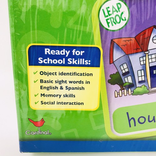 ??NEW LeapFrog Memory Mate Bilingual English Spanish Matching Card Words Game