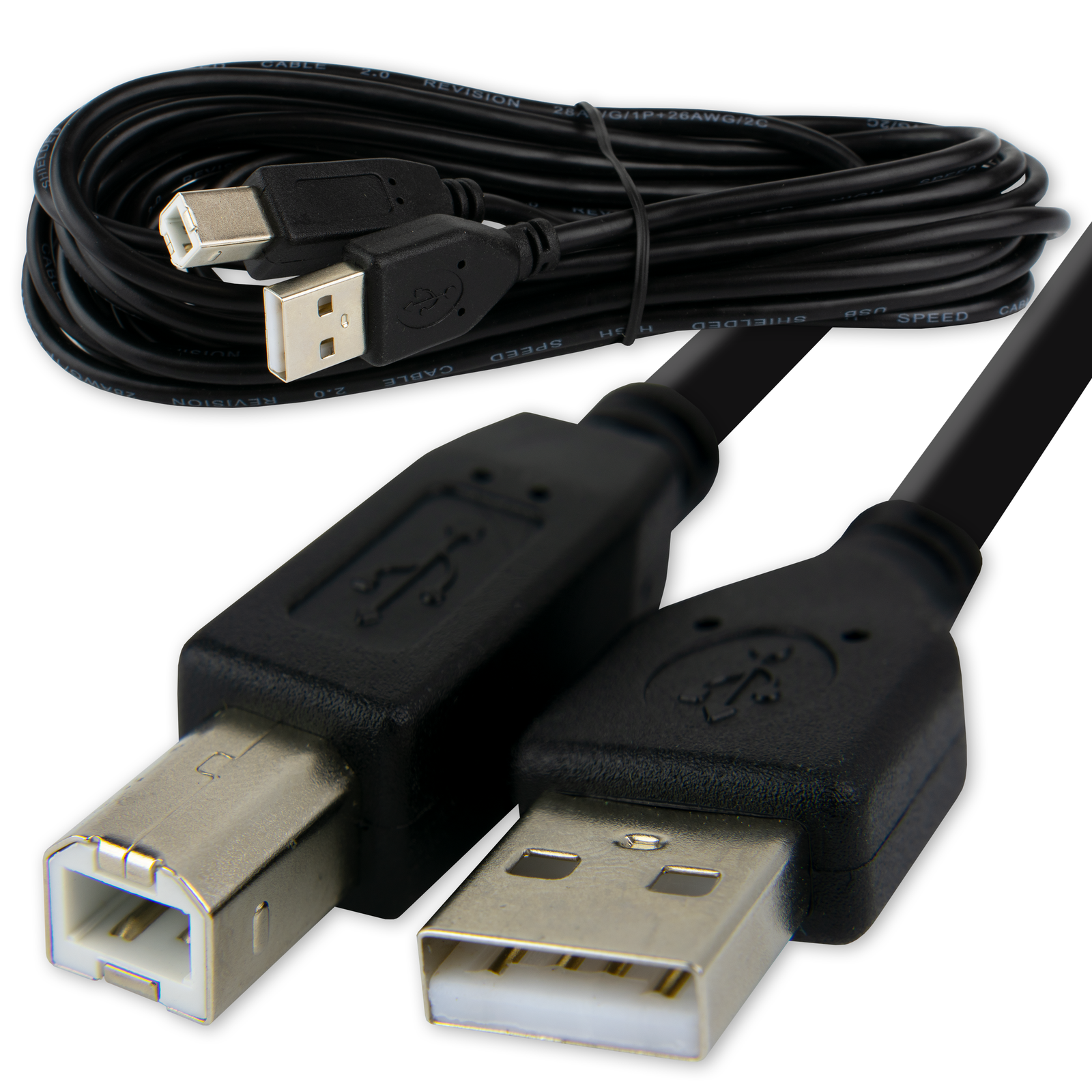 short usb printer cable