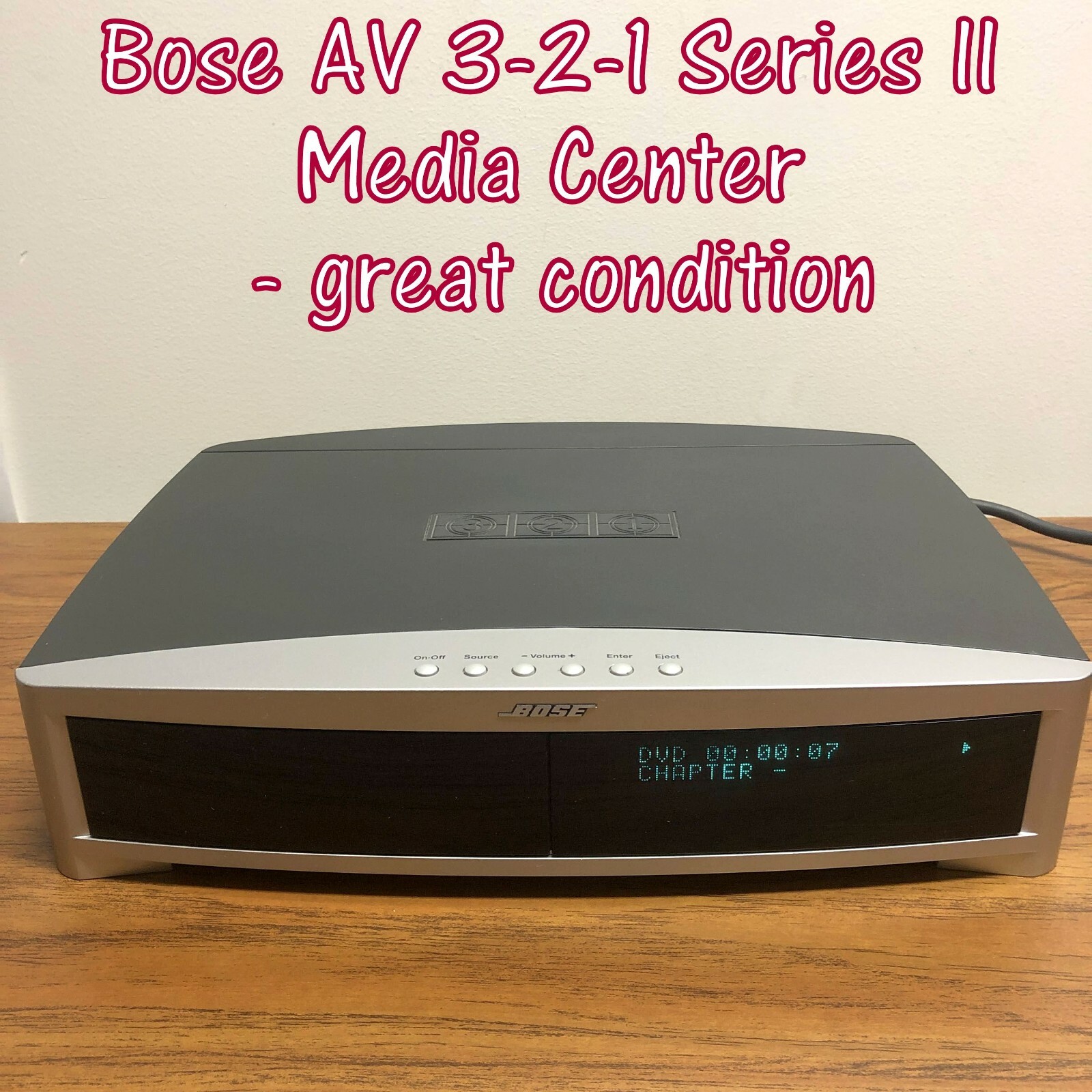 ♫ Bose 321 AV 3-2-1 AV321 Series II Media Center -Console