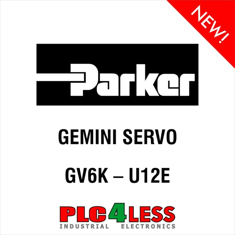 Parker Hannifin Gv6k-u12e Gemini Servo Drive / Controller