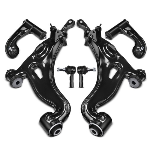 6PCS Suspension Control Arm Ball Joint Tie Rod Ends for Mercedes-Benz W202 S202