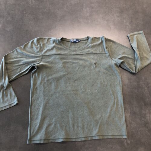 Vintage Polo Ralph Lauren Shirt XL Forest Green Brown Pony Vintage Polo Ralph Lauren Shirt XL Forest Green Brown Pony