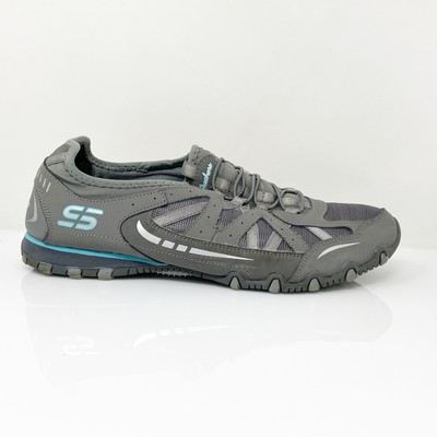 

Skechers Womens Bungee Biker 22406R Серые повседневные кроссовки, размер 10, Серый, Bungee Biker