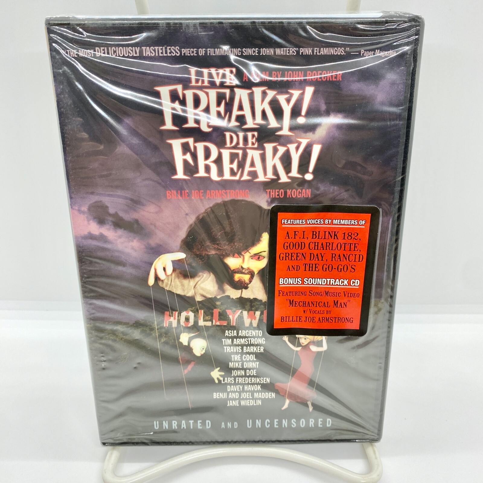 Live Freaky Die Freaky (DVD, 2003) John Roecker *SEALED