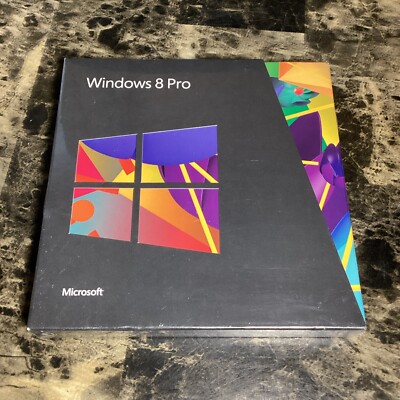 Brand New Microsoft Windows 8 Pro 32 Bit / 64 Bit English VUP DVD Authentic