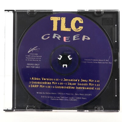 TLC - Creep - Promo CD Maxi Single 1994 LaFace Records LFPCD-4096 Remixes