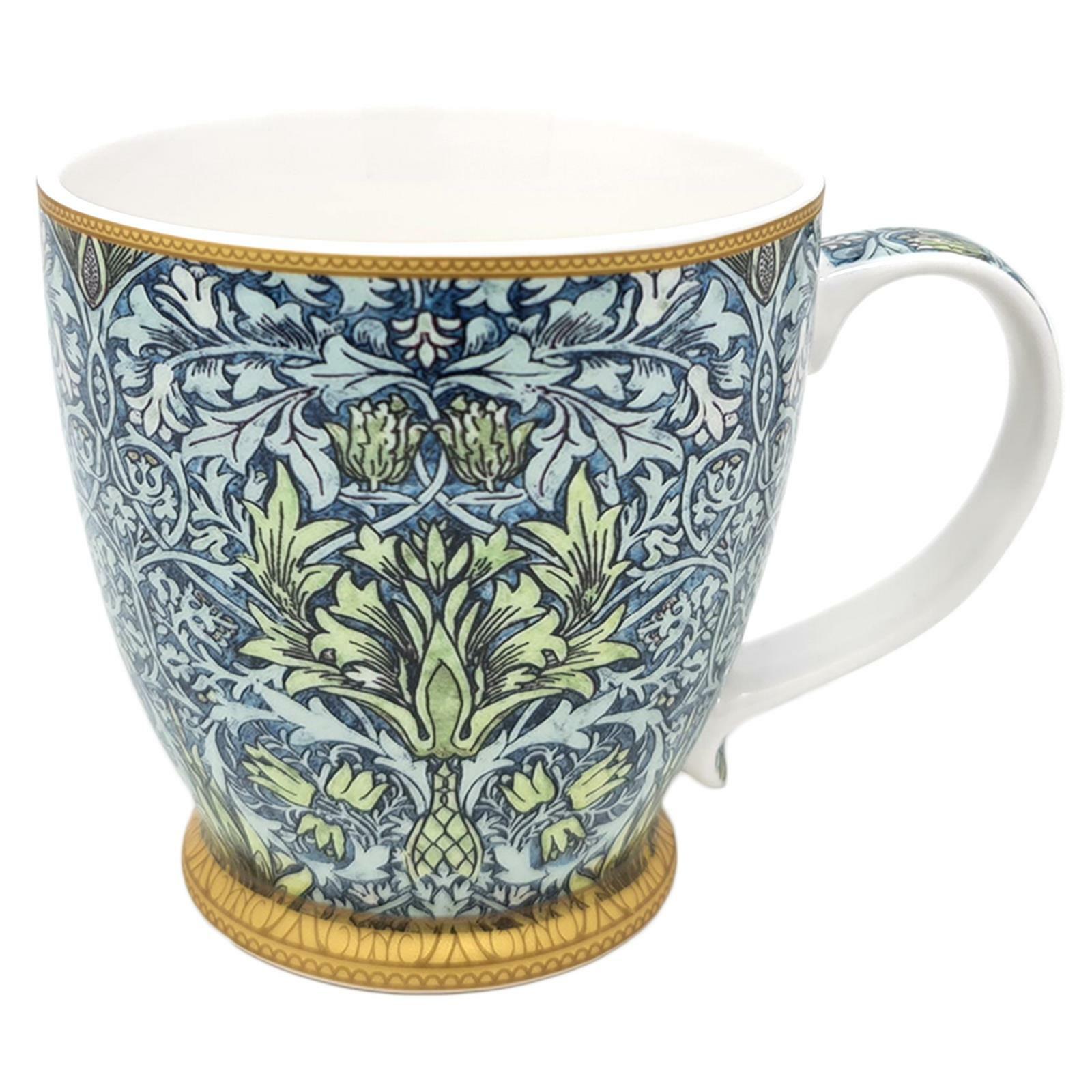 William Morris Snakeshead Large Fine China Breakfast Tea Coffee Mug