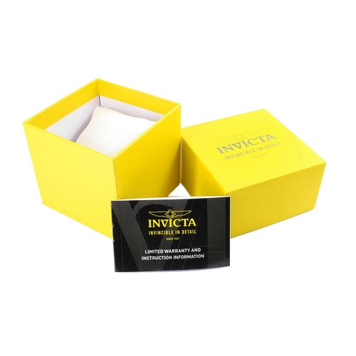 Invicta Men's Watch Specialty Blue Dial Yellow Gold Steel Bracelet Quartz 47490