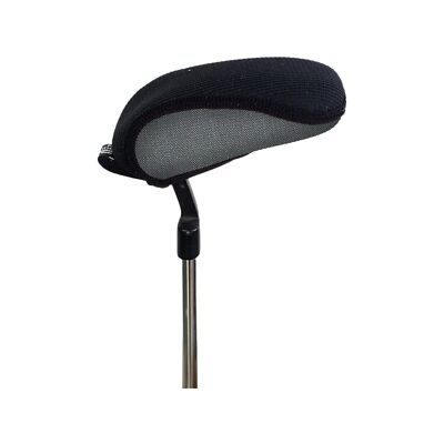 Stealth Club Covers Putter Blade Boot'E Golf Club Head Cover, Silver Tweed/Black