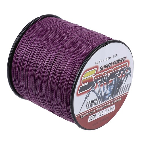 Purple 300M/1000M/500M/100M Dyneema Braided Fishing Line 6LB300LB eBay
