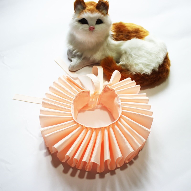 Pet Cosplay Serviceable Clown Role Play Flexible Ruffled Neck