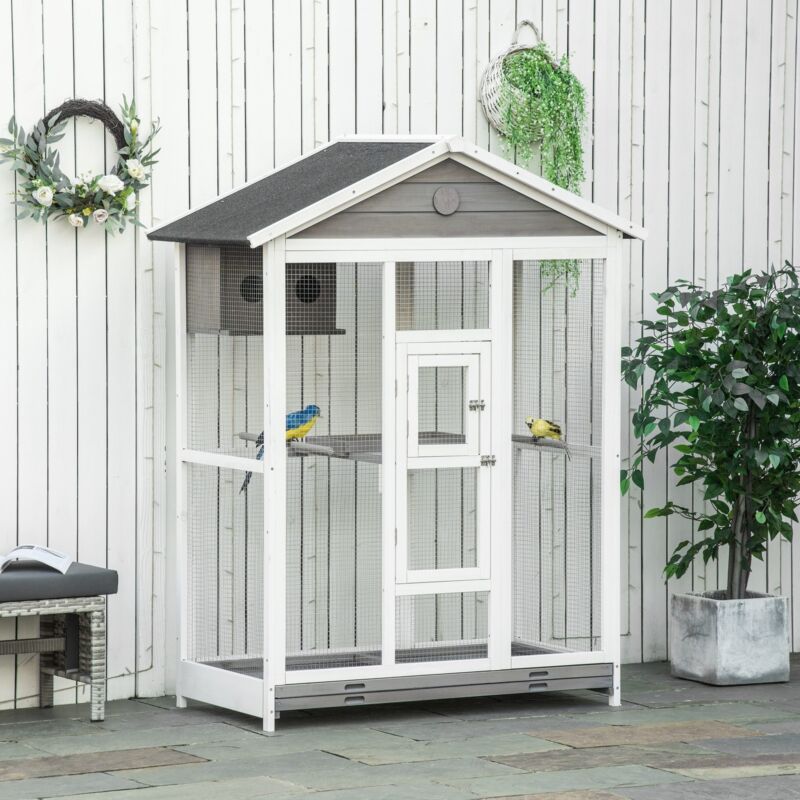 Large Bird Cage with Extra Inches, Beautiful Waterproof Flight Cage