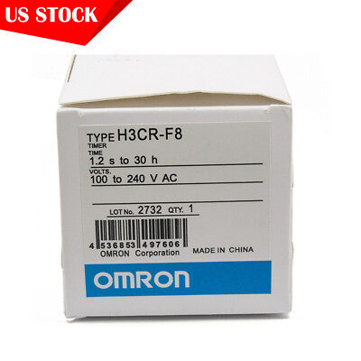 OMRON PLC Twin Timer H3CR-F8 100-240V AC NEW IN BOX 1 Year Warranty