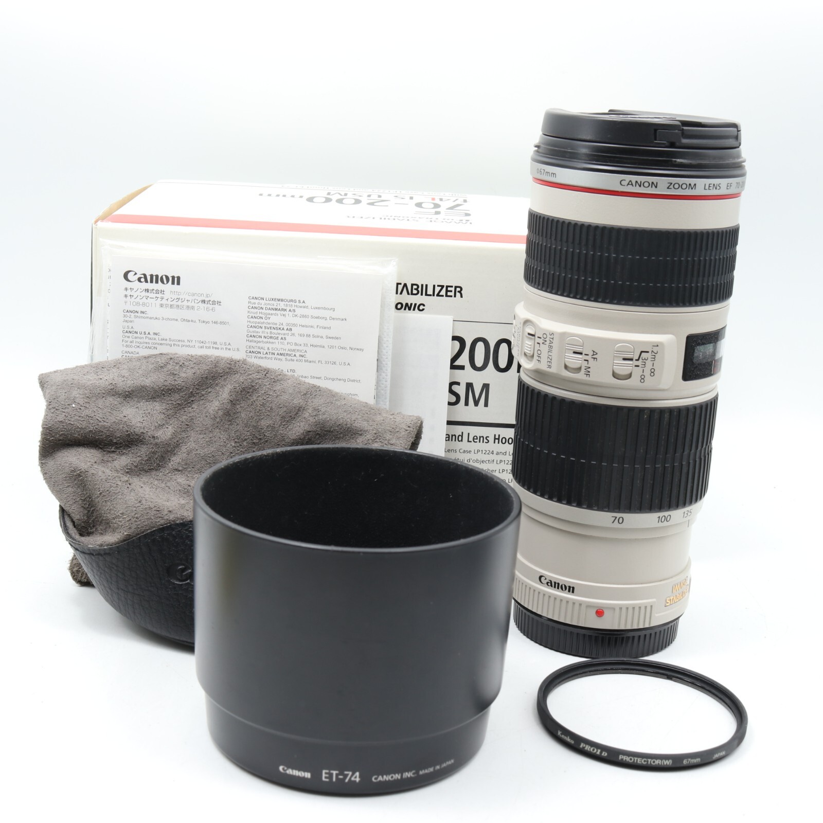 Exc+++++]Canon EF 70-200mm F4 L IS USM Lens For Canon From