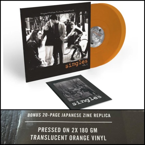 SINGLES Soundtrack Vol 1 2x LP 180 Gram Orange Vinyl MONDO