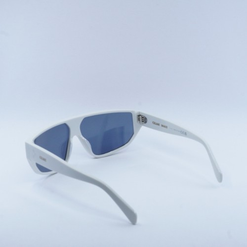 Pre-owned Celine Cl40195i 25c Ivory/silver Mirror --135 Sunglasses Authentic