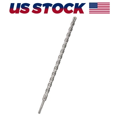 3/4 In. x 18 In. SDS-plus Rotary Hammer Bit 4 Cutters Drill For Concrete Masonry