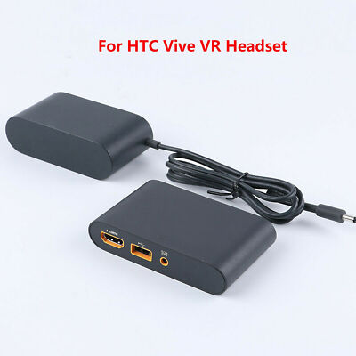 For HTC Vive VR Headset Virtual Reality Link Box with Power Adapter Cable Sets