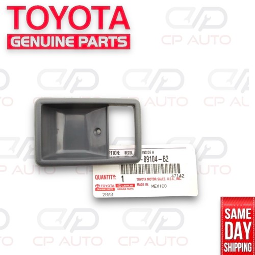 NEW 84 - 89 TOYOTA 4RUNNER FRONT RIGHT INTERIOR DOOR HANDLE BEZEL TRIM GRAY OEM