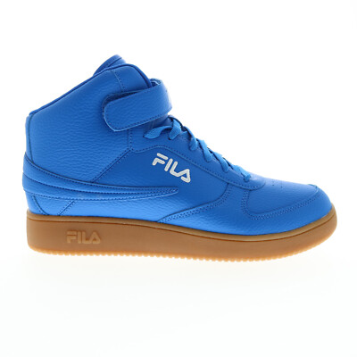

Fila A-High Gum 1BM01765-475 Мужские синие кожаные кроссовки Lifestyle Обувь, Синий, Fila A-High Gum