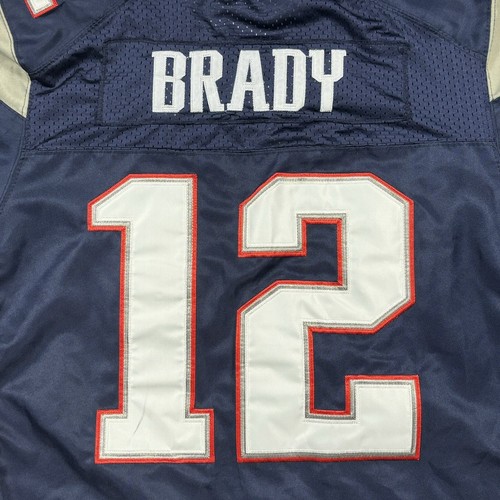 NIKE Patriots Tom Brady #12 ジャージ　XL Tom Brady #12 New England Patriots Navy Nike NFL Jersey - XL