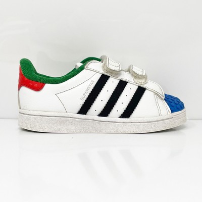 

Adidas Boys Superstar X Lego H03969 Белая повседневная обувь Кроссовки Размер 8K, Белый, Superstar X Lego