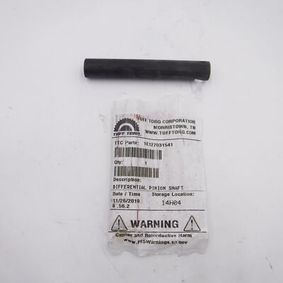 Genuine Tuff Torq Differential Pinion Shaft 1E127031541 For Tuff Torq TL-200