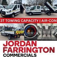 2023 FORD TRANSIT 350 RWD DRW DOUBLE CAB TIPPER**3 TON TOWING CAPACITY**AIR-CON
