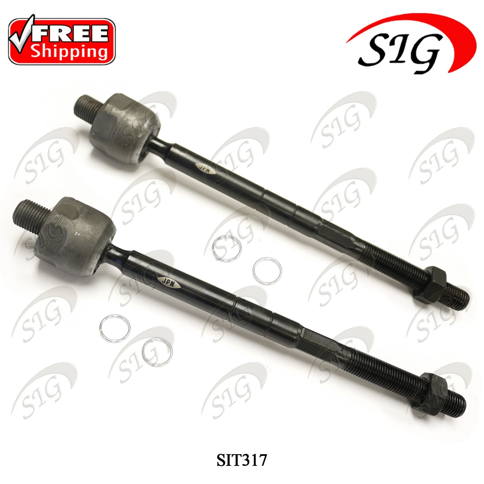 Front Driver LH & Passenger RH Inner Tie Rod End for Ford F150 1998