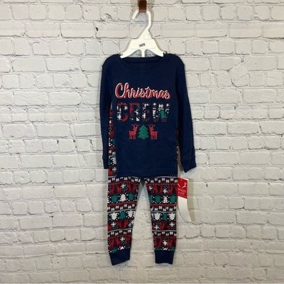 Jingles & Joy Christmas Crew Pajama Set Sz: 3T NWT
