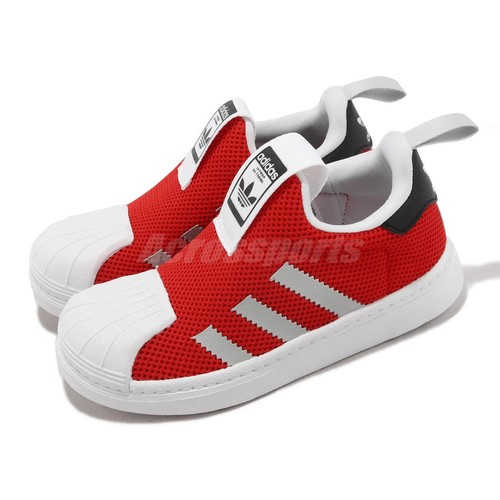 

Adidas Originals Superstar 360 C Ярко-красные детские повседневные слипоны для дошкольников GZ5034, Красный, Superstar 360 C