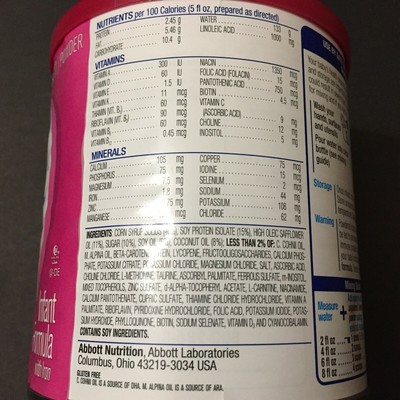 NEW Similac Soy Isomil 12.4 oz Lot of 2 Sealed Powder Formula Cans