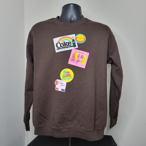 【F.C.R.B.× COCA-COLA】EMBLEM CREWNECK SWEAT スウェット 黒M Coca-Cola Crewneck Sweatshirt Brown Size Medium Global