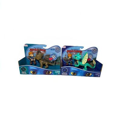 Dragons Rescue Riders 2020 DAK & CUTTER, LEYLA & SUMMER Set How To Train Dragon