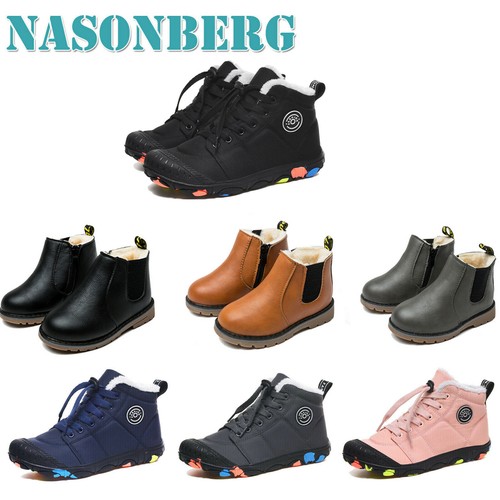 Mädchen Winterstiefel Jungen Kinderschuhe Stiefeletten schneestiefel GR.30-39
