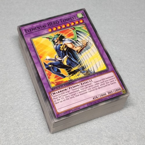 Yugioh GX Jaden Yuki 64 Card Deck Elemental HERO Tempest