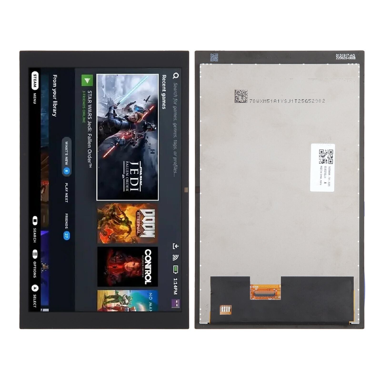 Steam Deck LCD Touch Screen & Digitizer Full Assembly For Repair Replacement | eBay Steam Deck LCD Touch Screen & Digitizer Full Assembly For Repair Replacement | eBay