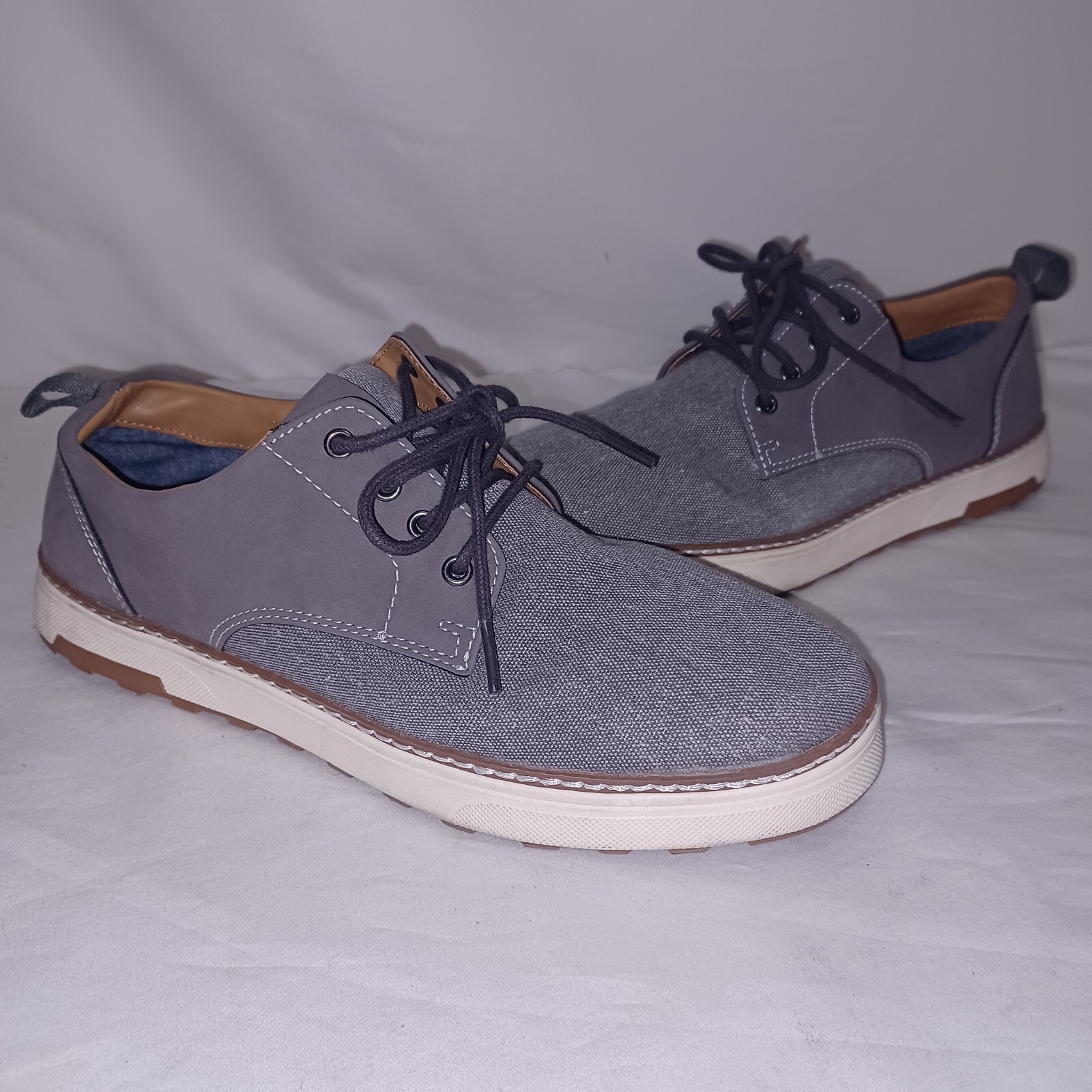 St. johns bay jacob mens canvas lace up oxford casual shoe