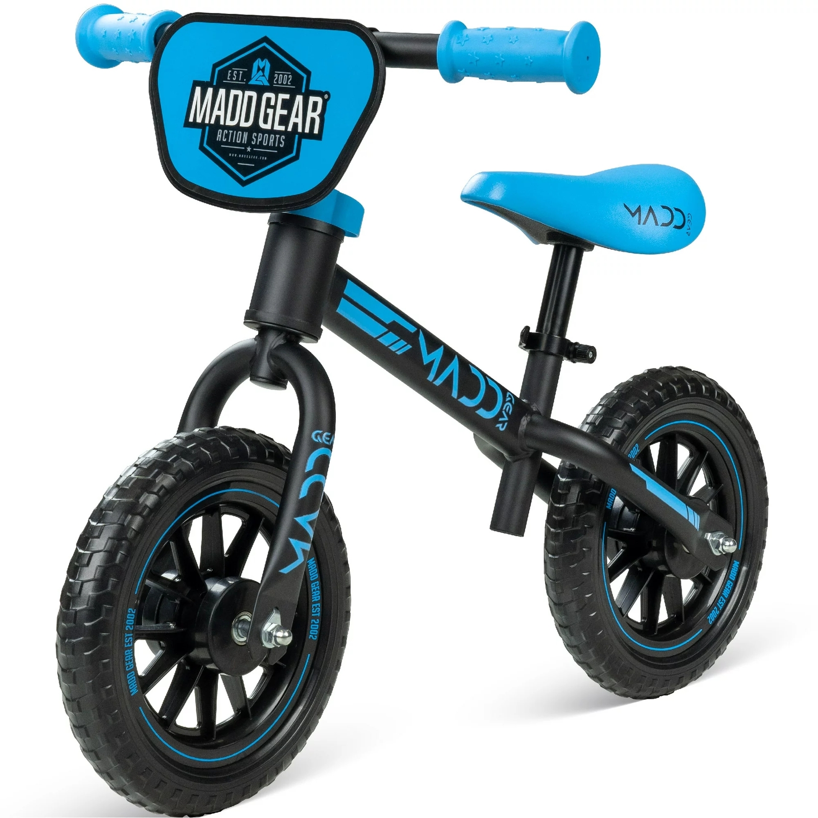 10-inch Toddlers Balance Bike Adjustable Helmet Lightweight Boys Trainer Black