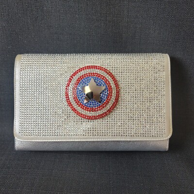Philipp Plein Clutch ''Hidden Hero'' Captain America Rare Mini Crossbody Bag