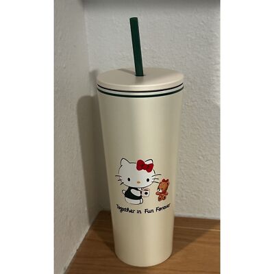 Hello Kitty x Starbucks Cold Cup with Straw 16 Oz. NIB