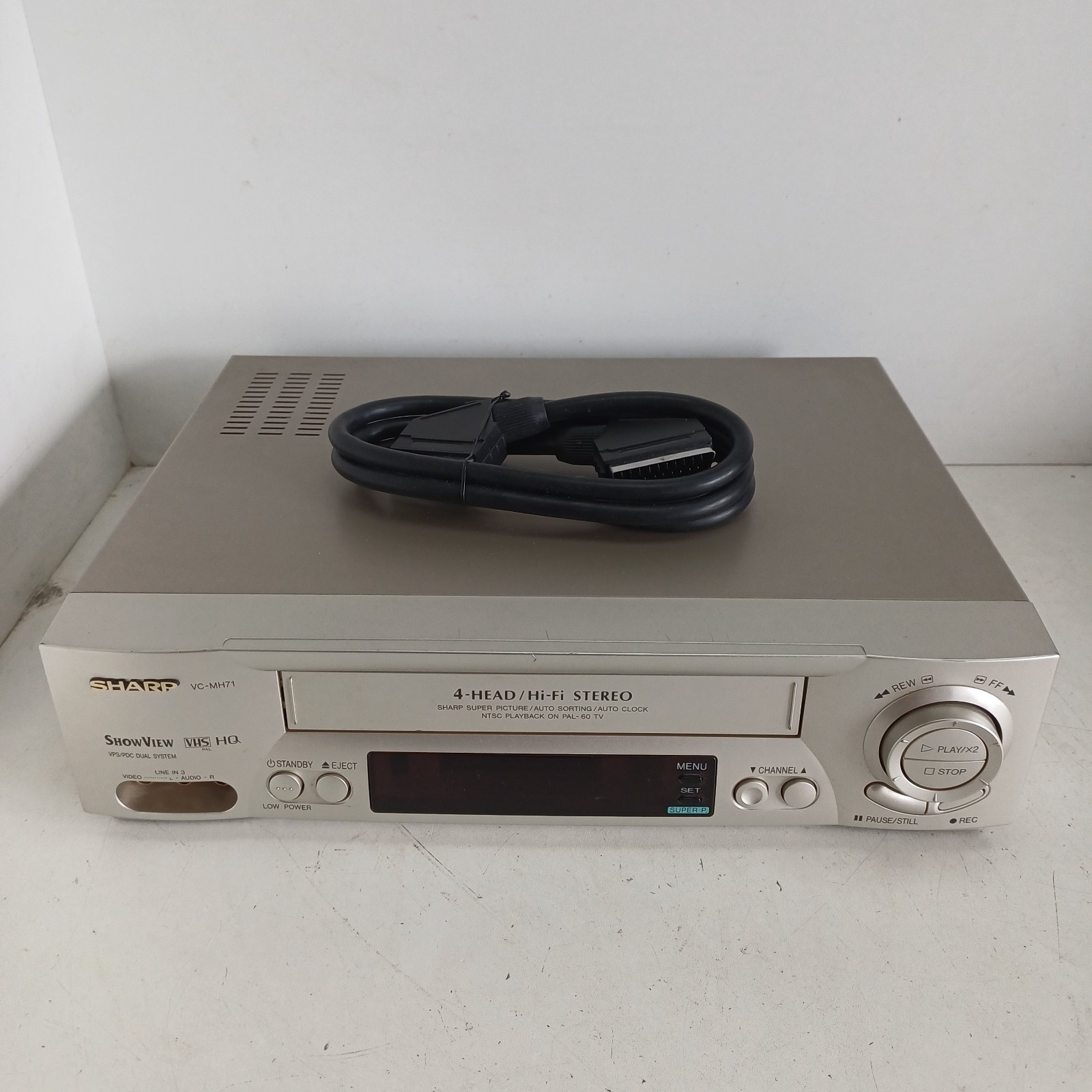 Sharp VC-MH71 Video-Recorder TESTED VCR VHS-HQ PAL NTSC