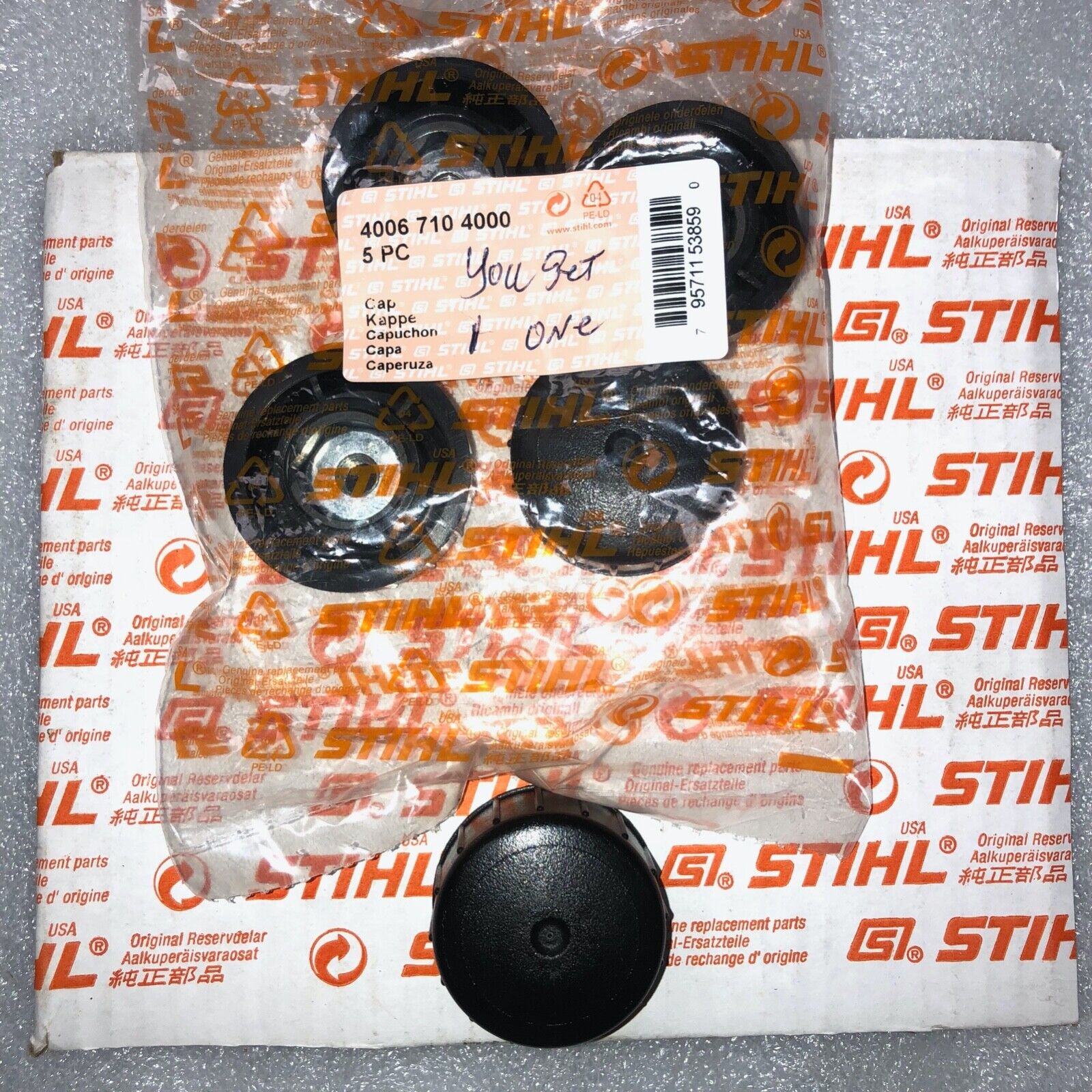 1- STIHL fs38 fs45 fs55 fs46 auto cut 5-2 spool bump nut cap 1- STIHL fs38 fs45 fs55 fs46 auto cut 5-2 spool bump nut cap