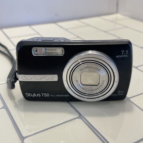 Olympus Stylus 750 Digital Camera, Black, All Weather, 7.1 Olympus Stylus 750 Digital Camera, Black, All Weather, 7.1