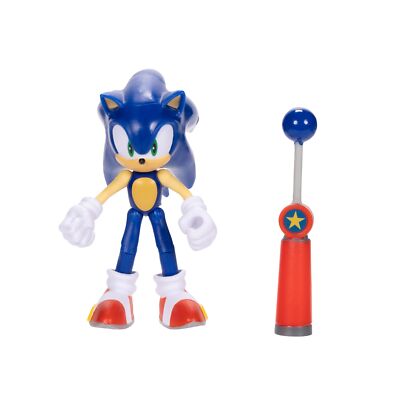 4-inch Sonic Action Figure with Blue Checkpoint Accessory. Ages 3+ (Officiall...