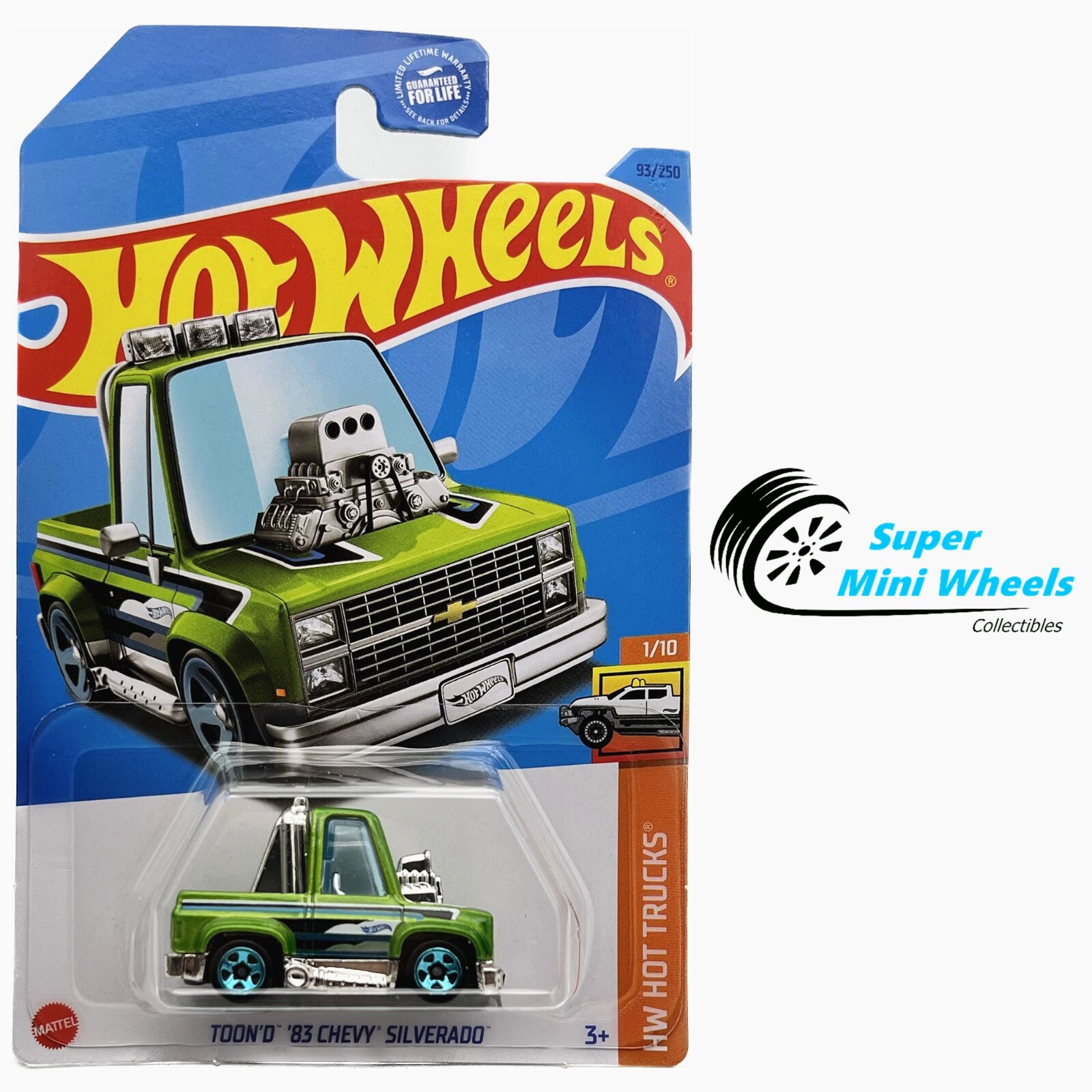 Hot Wheels 2023 #93 - Toon'D '83 Chevy Silverado Green | eBay Hot Wheels 2023 #93 - Toon'D '83 Chevy Silverado Green | eBay